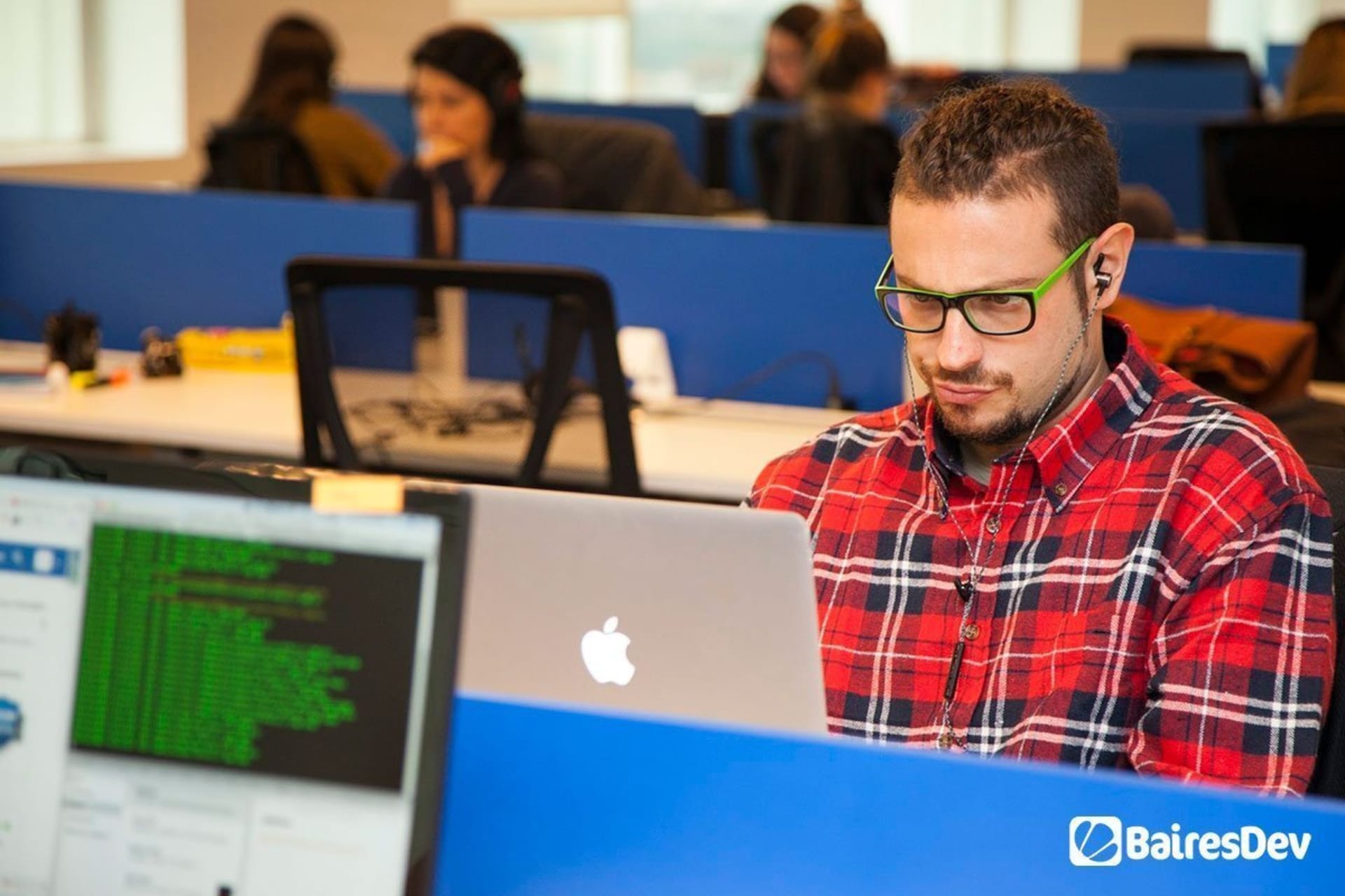 Staff augmentation developers at work